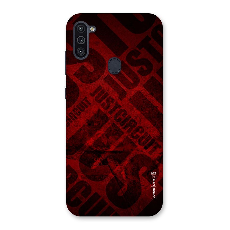 Just Circuit Back Case for Galaxy M11