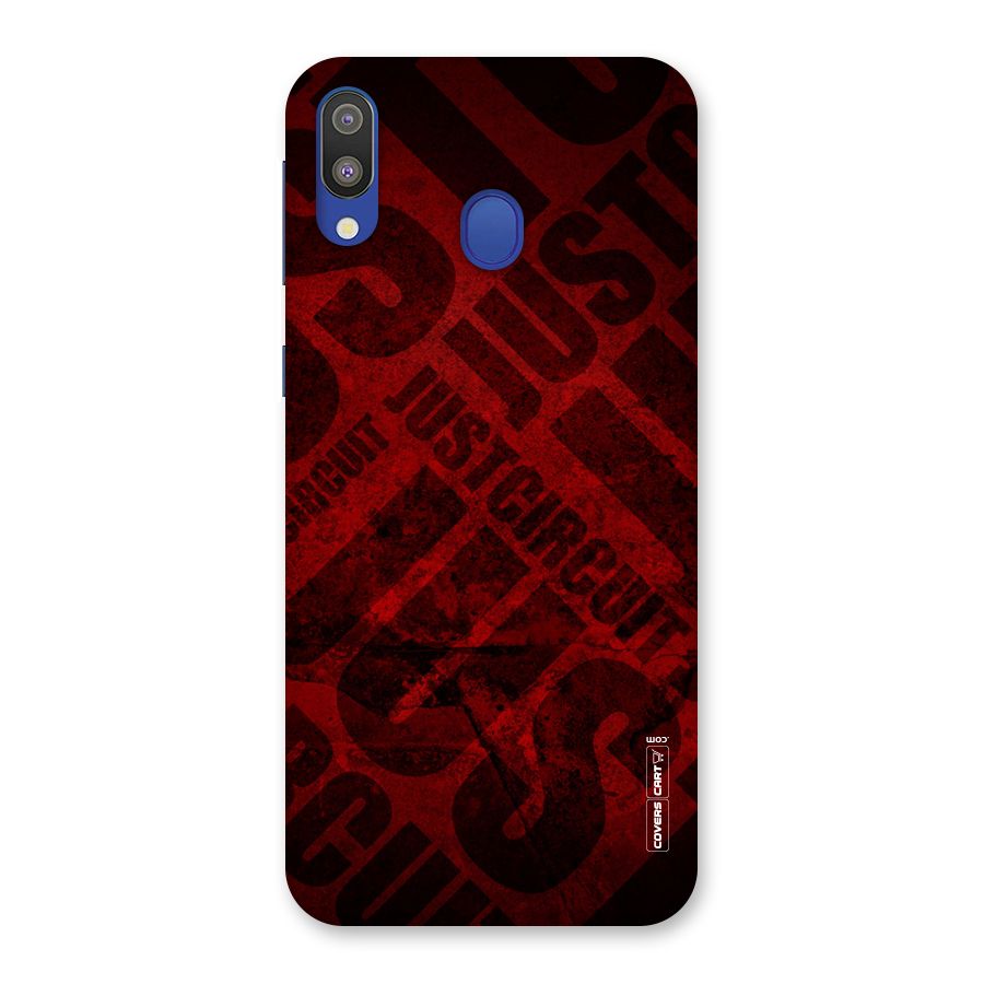 Just Circuit Back Case for Galaxy M20