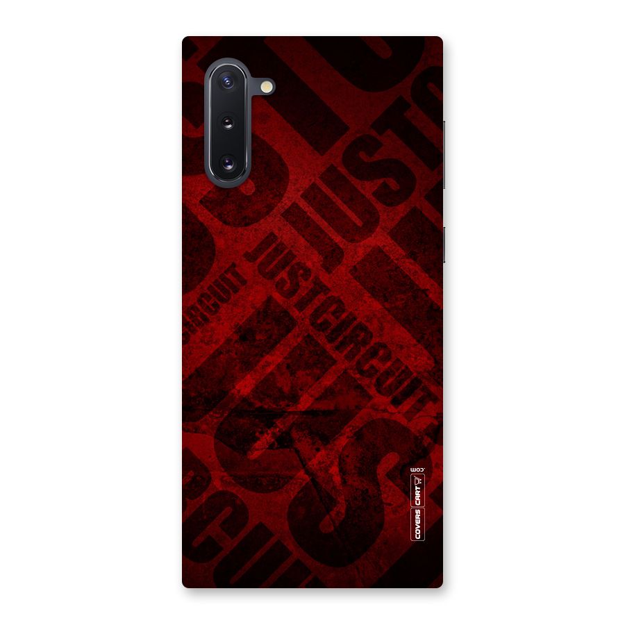 Just Circuit Back Case for Galaxy Note 10