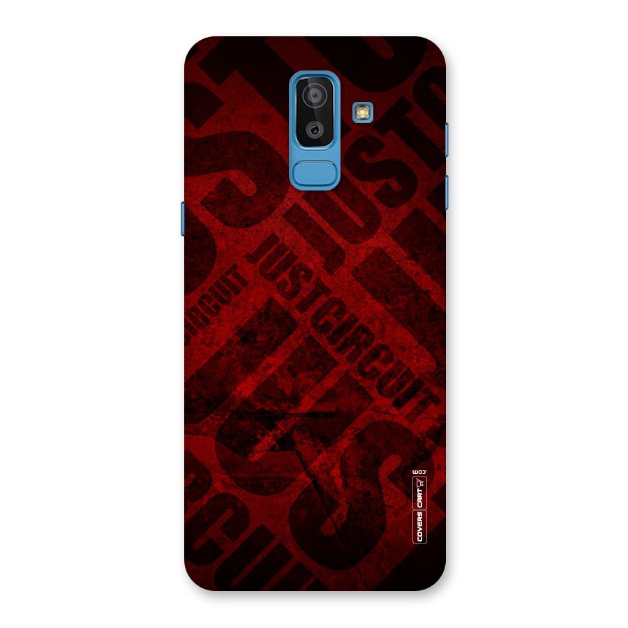 Just Circuit Back Case for Galaxy On8 (2018)