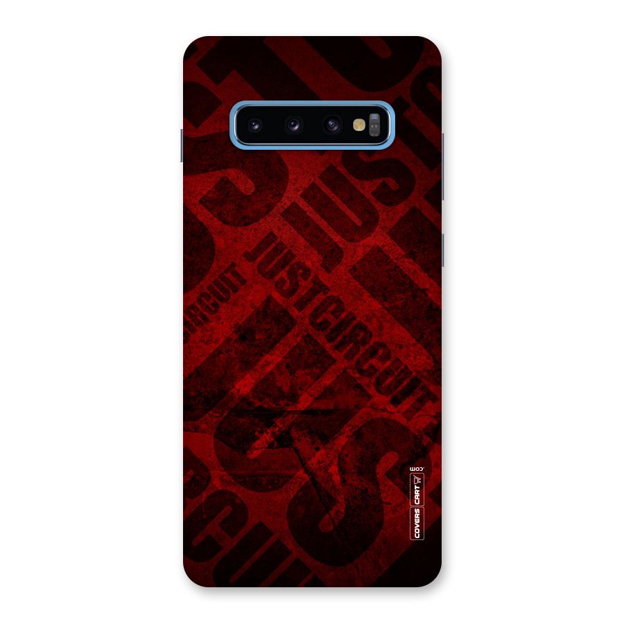 Just Circuit Back Case for Galaxy S10 Plus