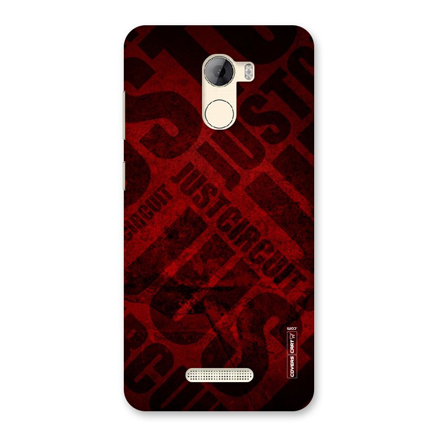 Just Circuit Back Case for Gionee A1 LIte