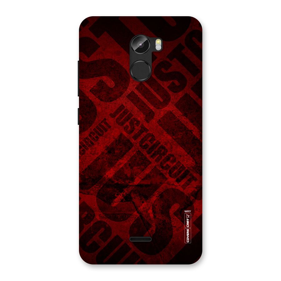 Just Circuit Back Case for Gionee X1