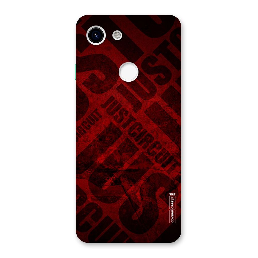 Just Circuit Back Case for Google Pixel 3