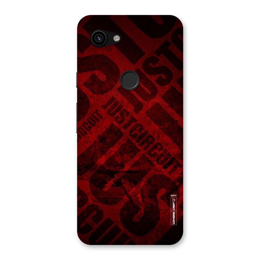 Just Circuit Back Case for Google Pixel 3a