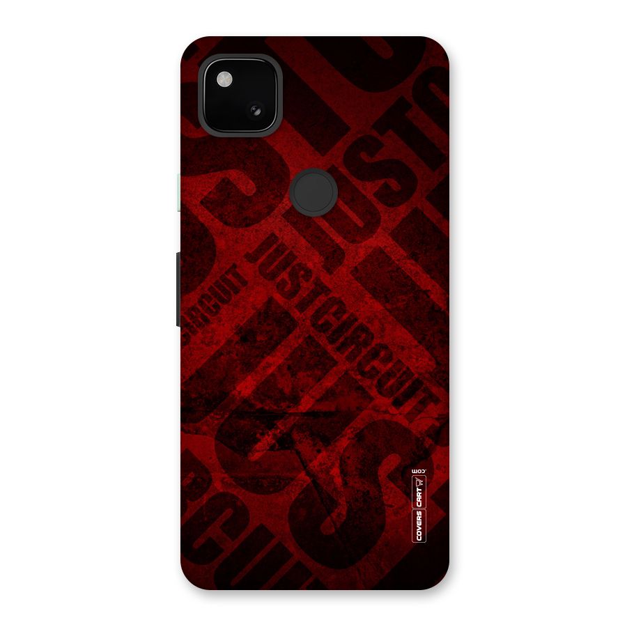 Just Circuit Back Case for Google Pixel 4a