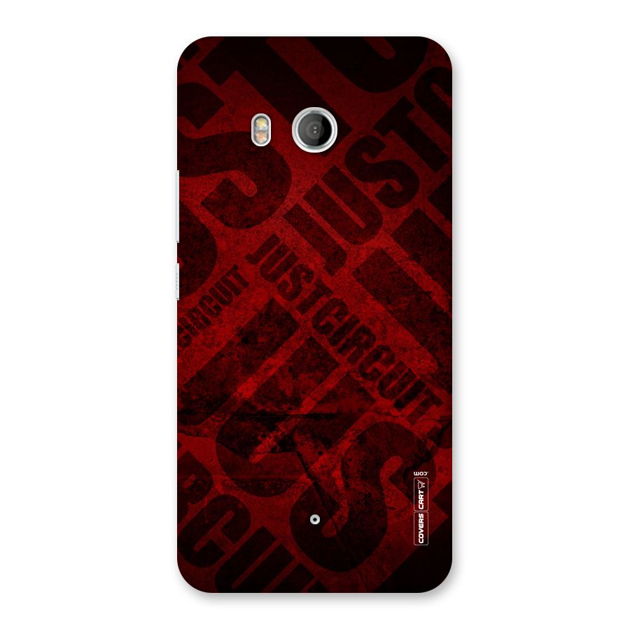 Just Circuit Back Case for HTC U11