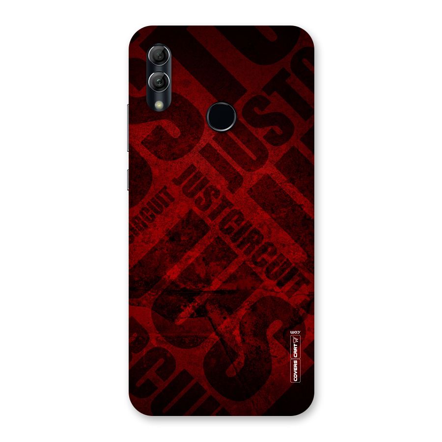 Just Circuit Back Case for Honor 10 Lite