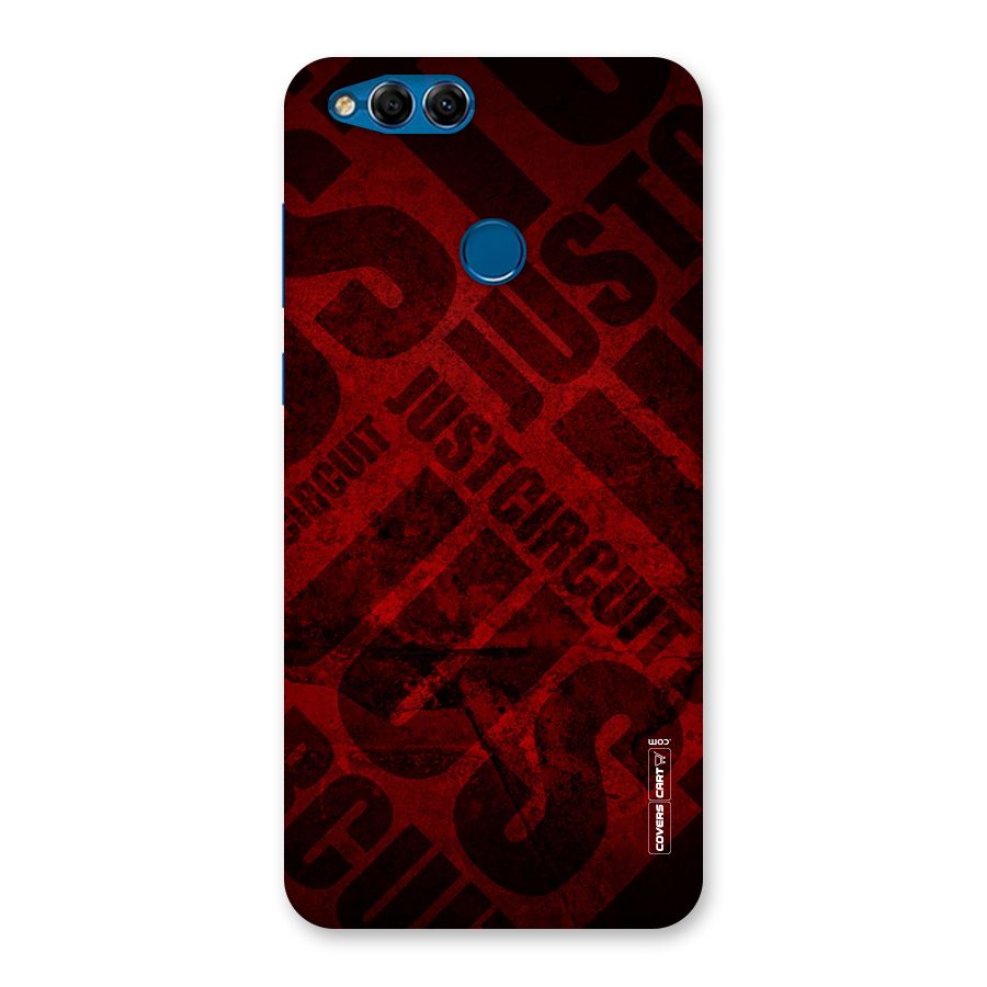 Just Circuit Back Case for Honor 7X