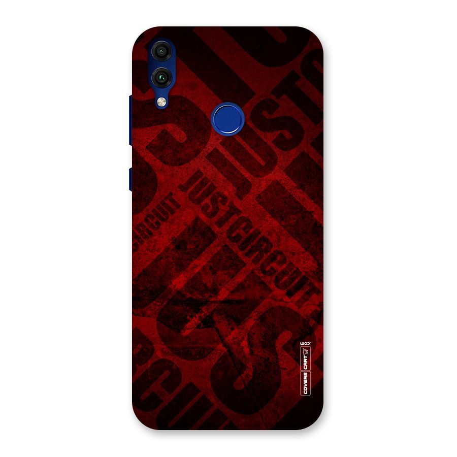 Just Circuit Back Case for Honor 8C