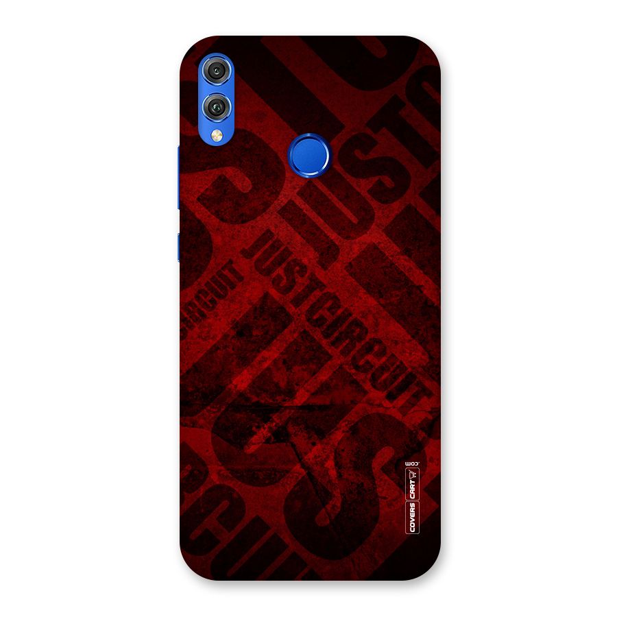 Just Circuit Back Case for Honor 8X