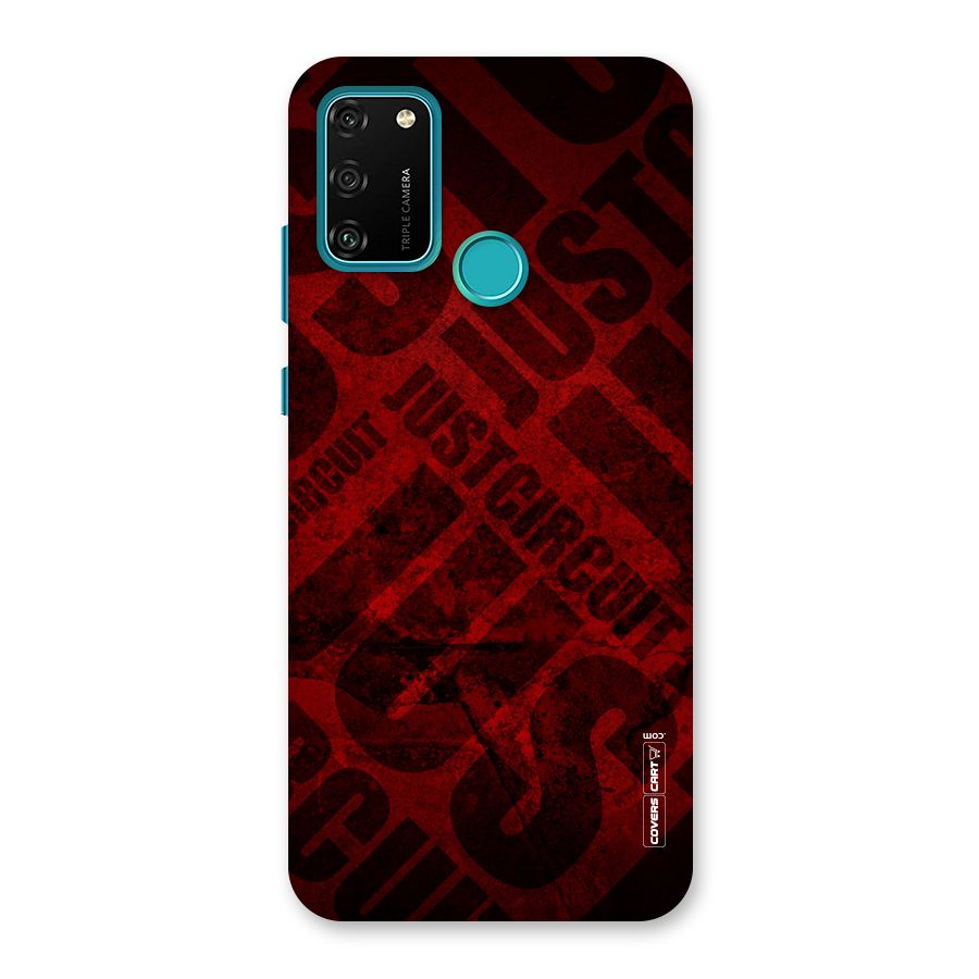 Just Circuit Back Case for Honor 9A