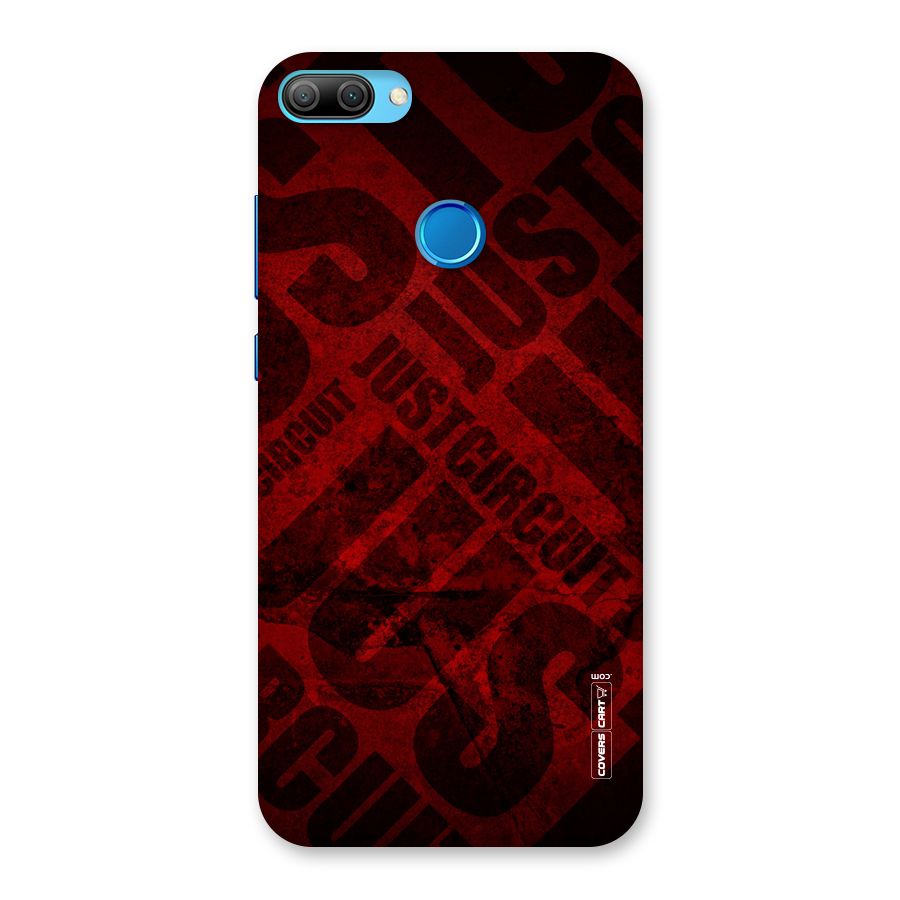 Just Circuit Back Case for Honor 9N