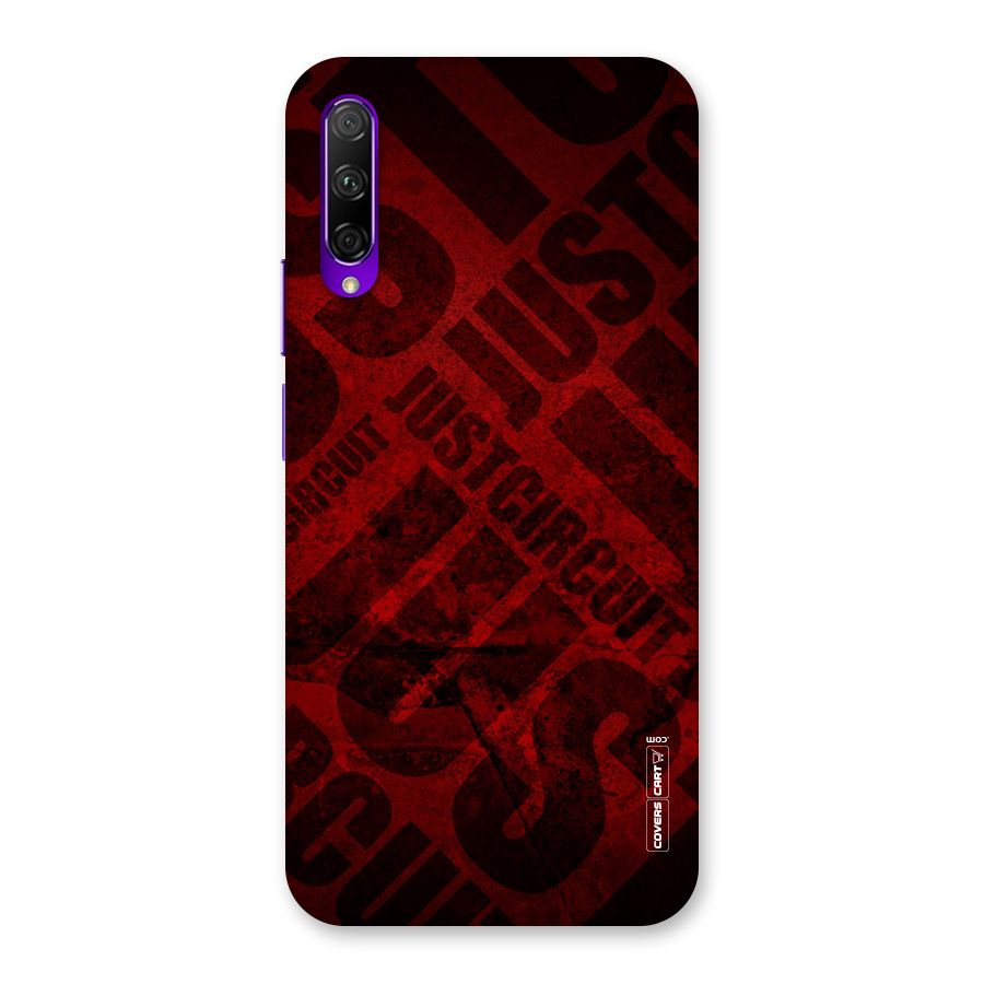 Just Circuit Back Case for Honor 9X Pro