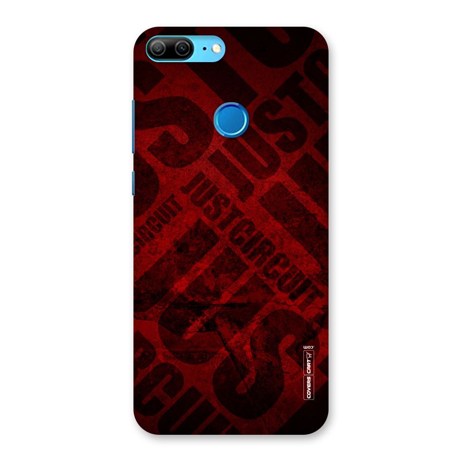 Just Circuit Back Case for Honor 9 Lite