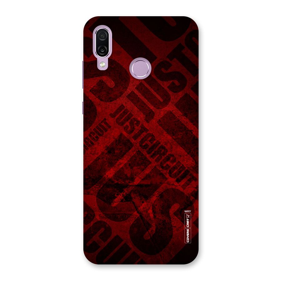 Just Circuit Back Case for Honor Play