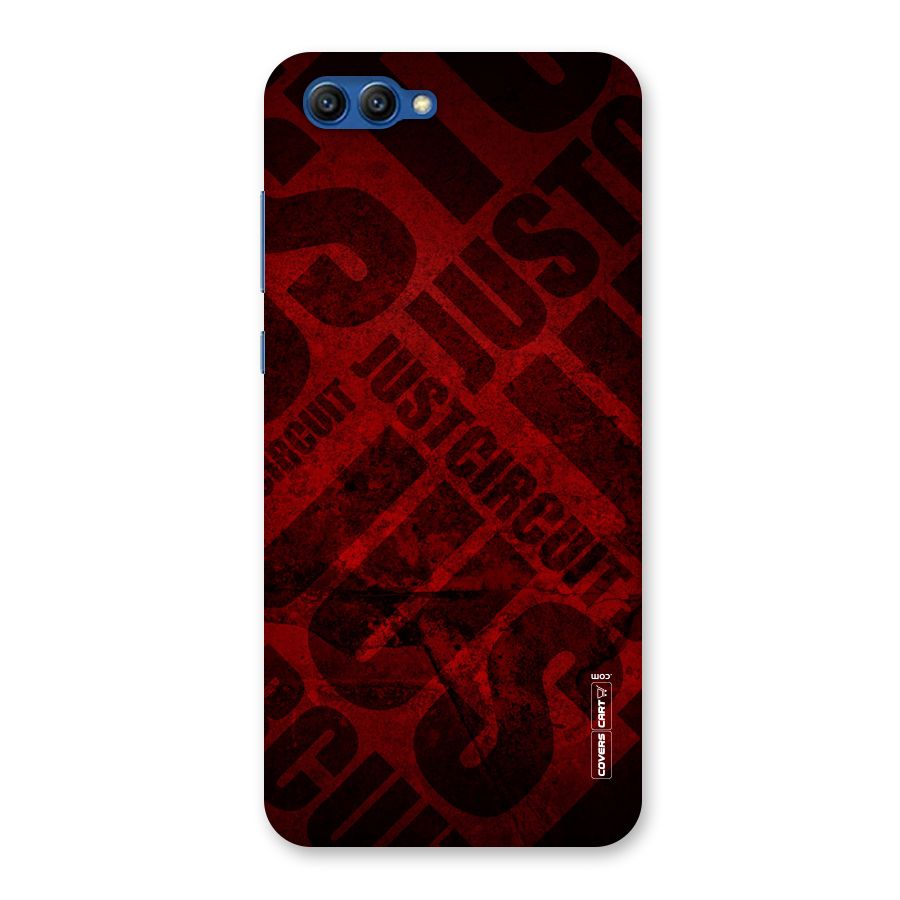 Just Circuit Back Case for Honor View 10
