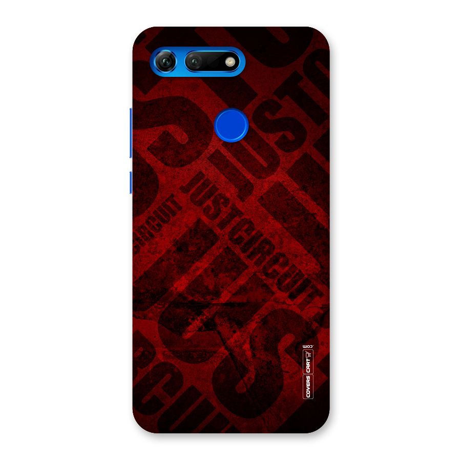 Just Circuit Back Case for Honor View 20