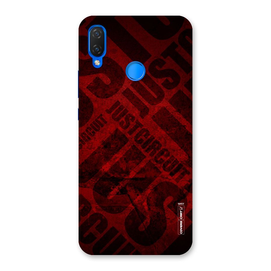 Just Circuit Back Case for Huawei P Smart+