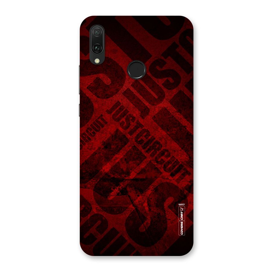 Just Circuit Back Case for Huawei Y9 (2019)