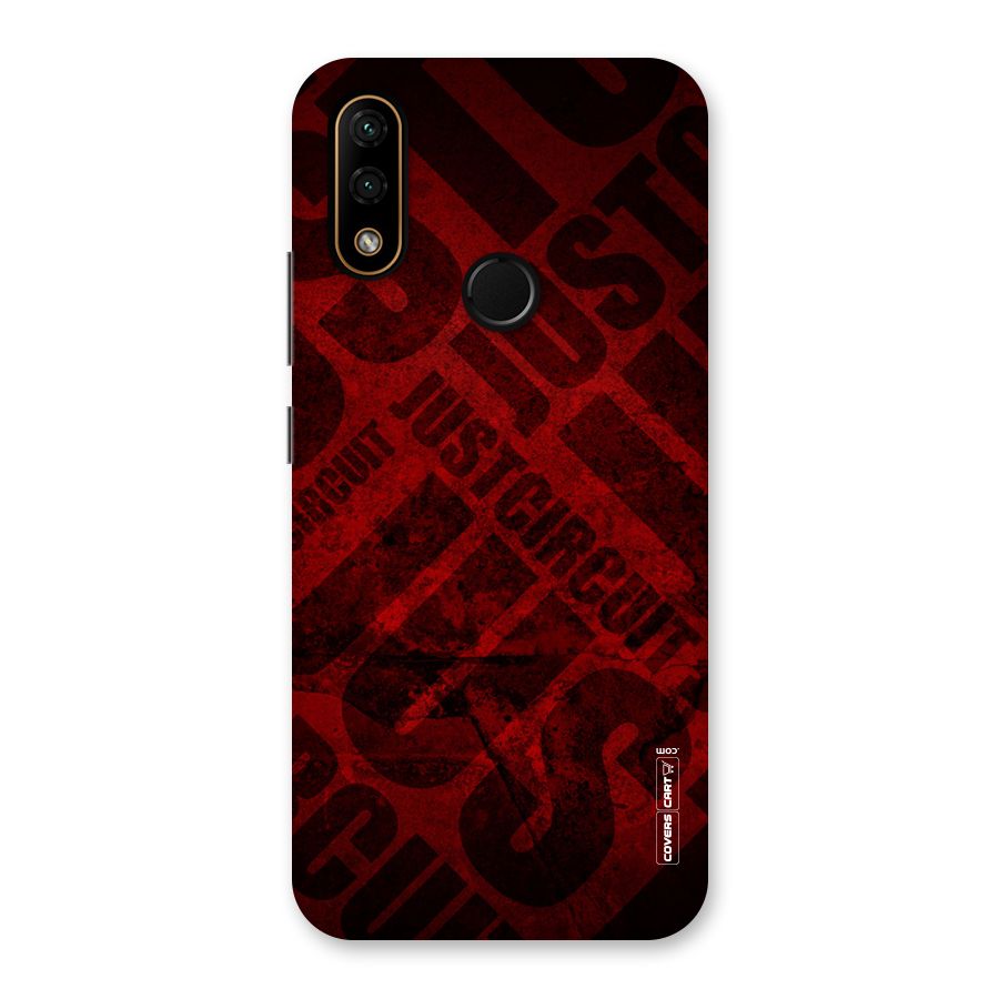 Just Circuit Back Case for Lenovo A6 Note