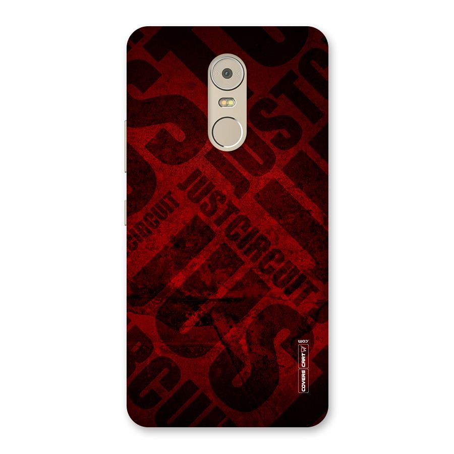 Just Circuit Back Case for Lenovo K6 Note