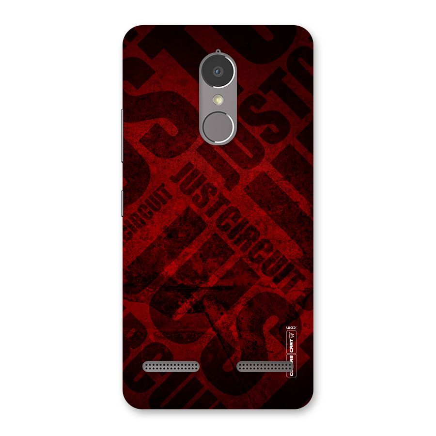 Just Circuit Back Case for Lenovo K6 Power