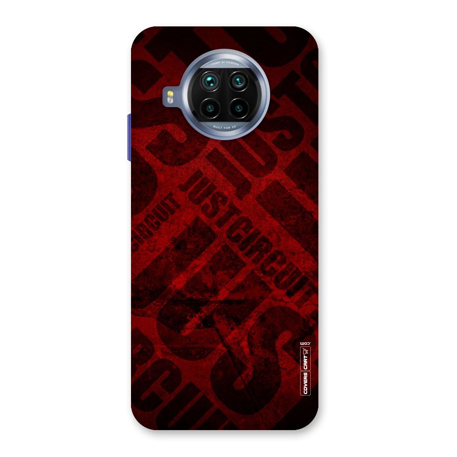 Just Circuit Back Case for Mi 10i