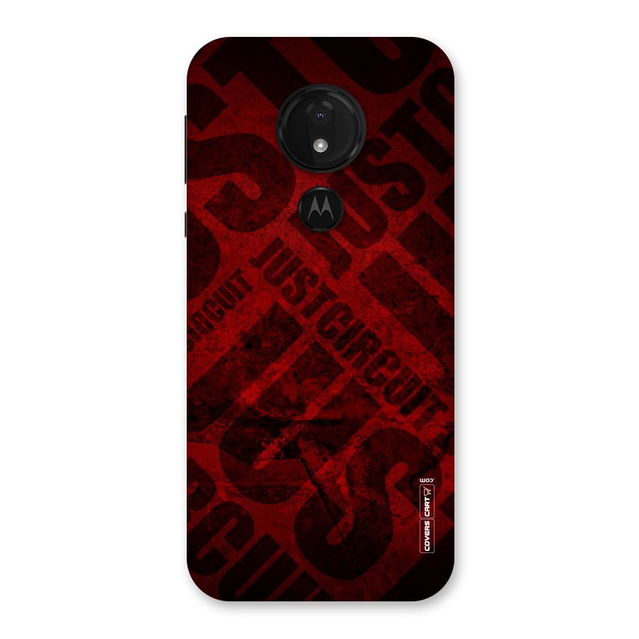 Just Circuit Back Case for Moto G7 Power