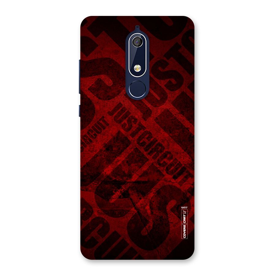 Just Circuit Back Case for Nokia 5.1