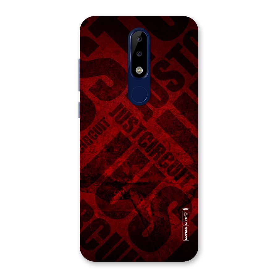Just Circuit Back Case for Nokia 5.1 Plus