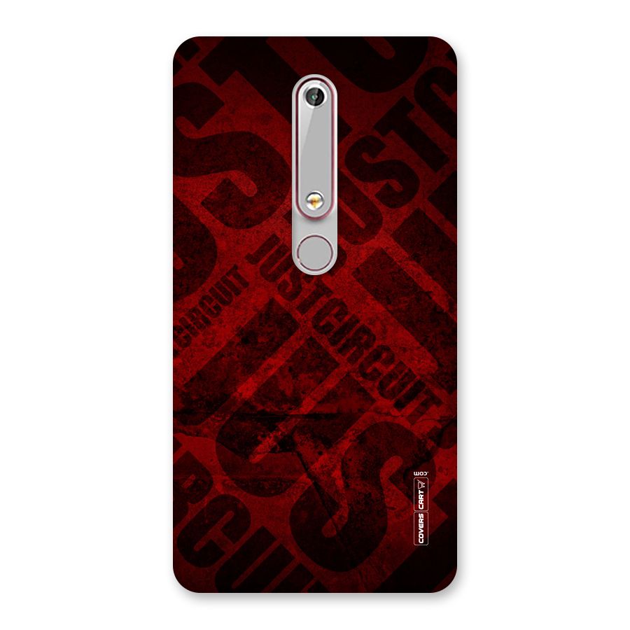 Just Circuit Back Case for Nokia 6.1