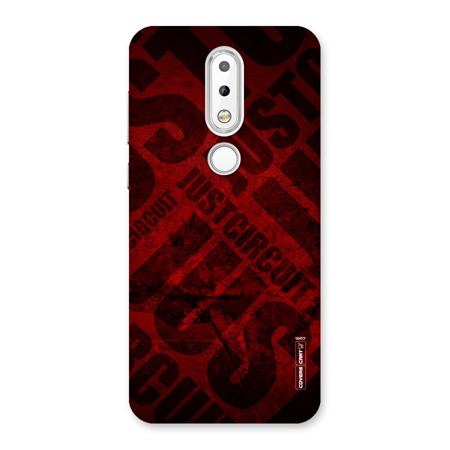 Just Circuit Back Case for Nokia 6.1 Plus