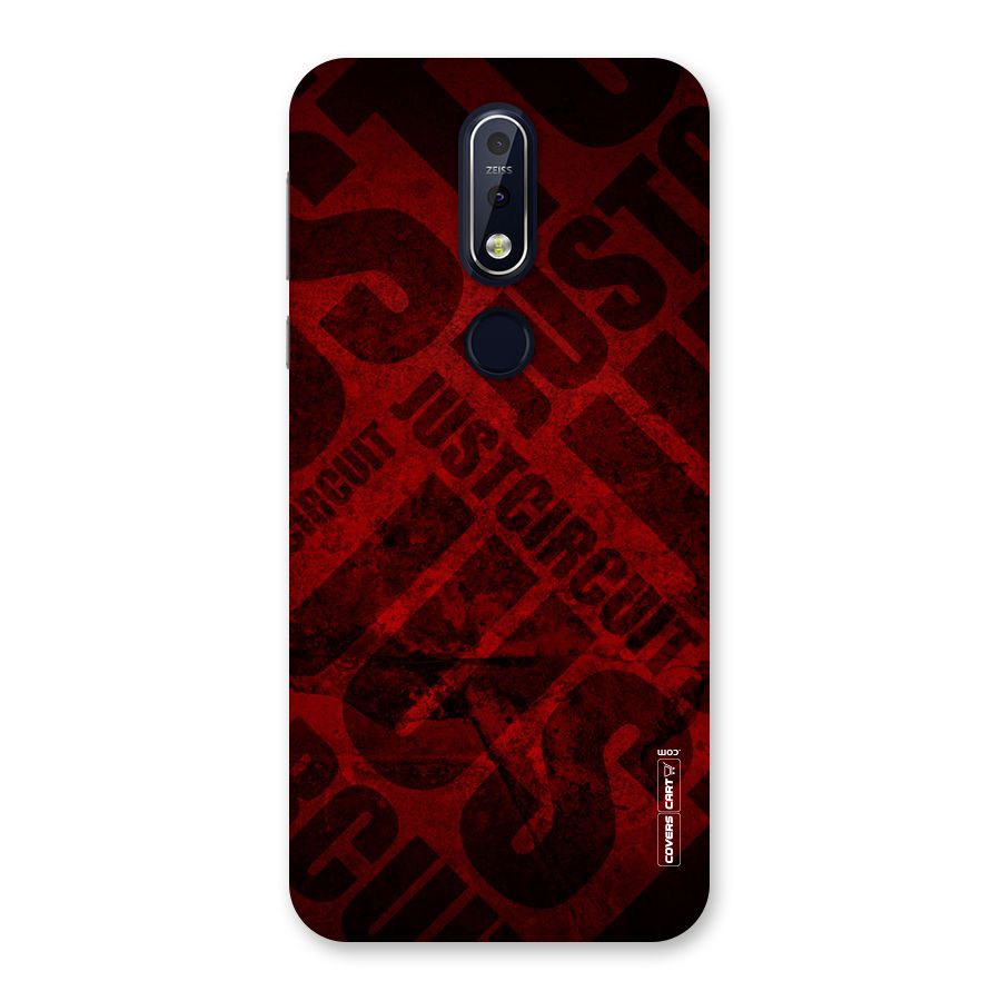 Just Circuit Back Case for Nokia 7.1