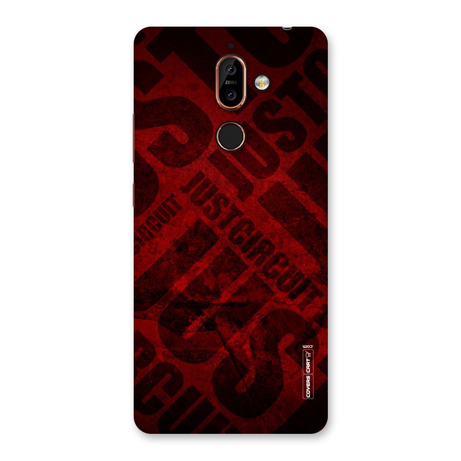 Just Circuit Back Case for Nokia 7 Plus