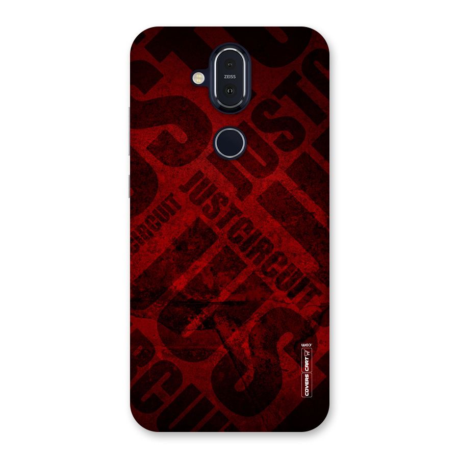 Just Circuit Back Case for Nokia 8.1