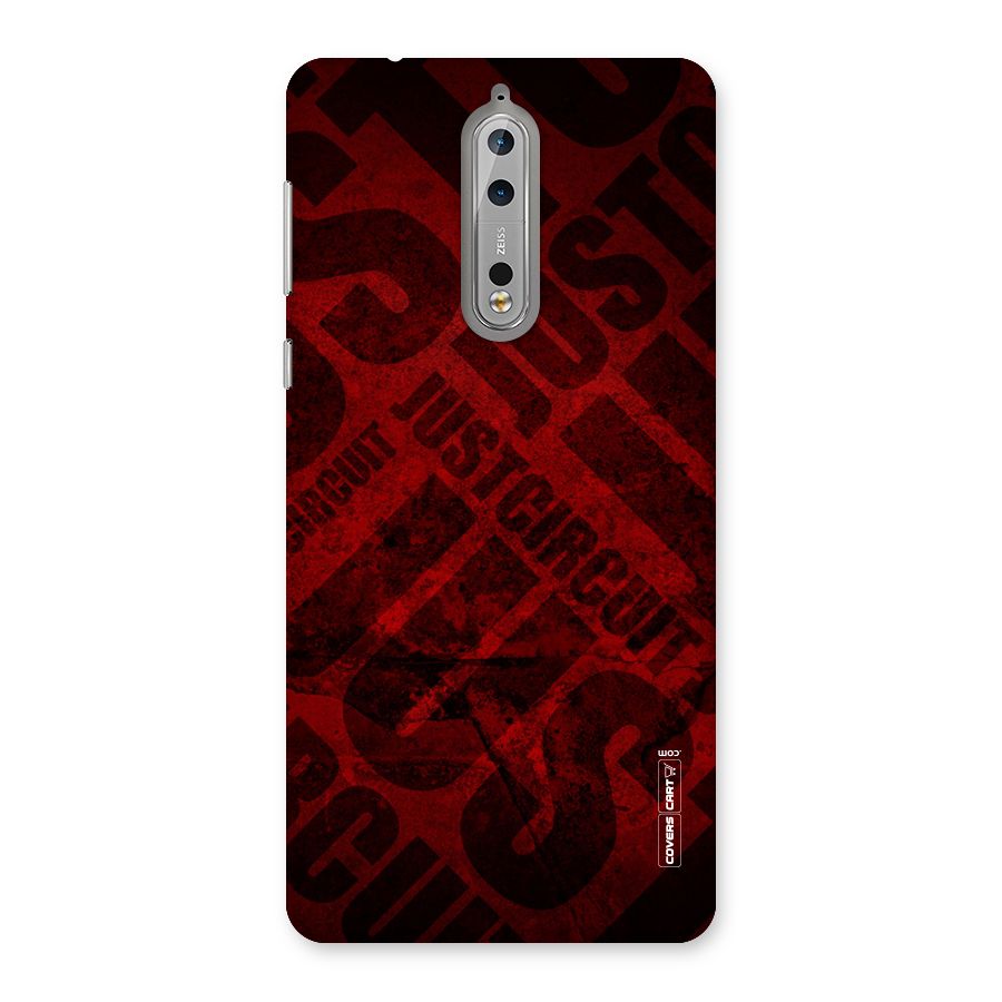 Just Circuit Back Case for Nokia 8