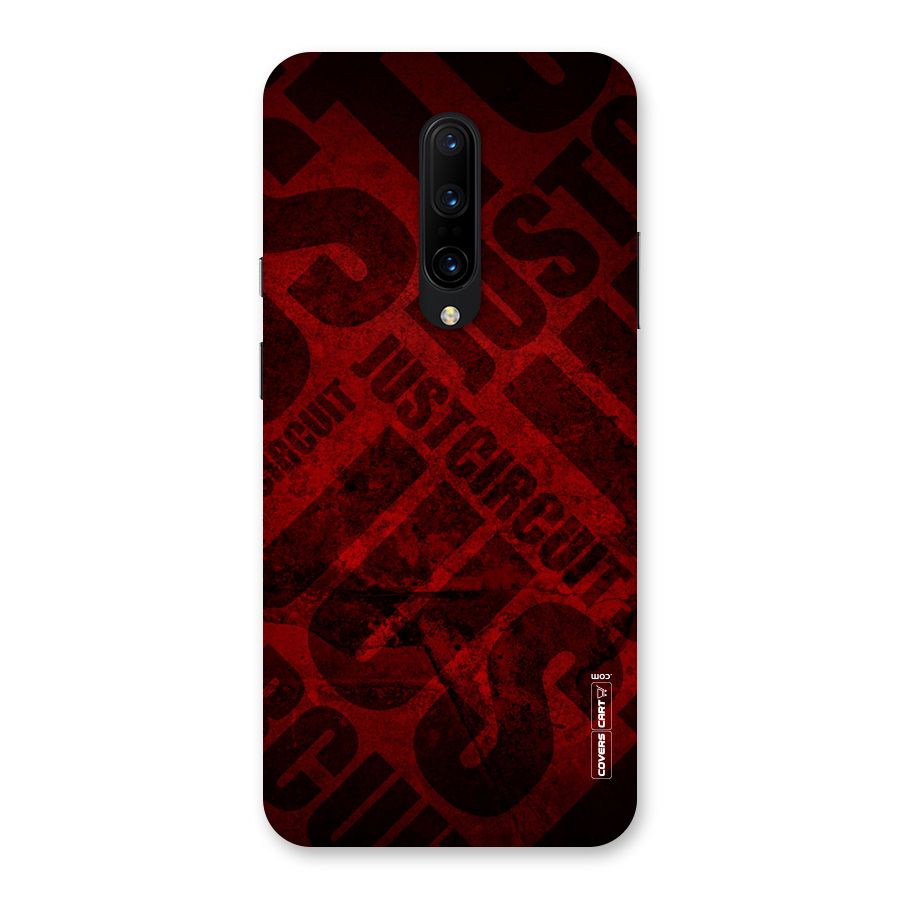 Just Circuit Back Case for OnePlus 7 Pro