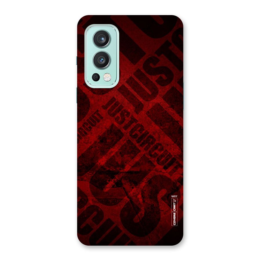Just Circuit Back Case for OnePlus Nord 2 5G