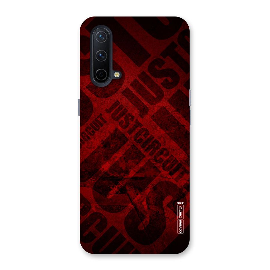 Just Circuit Back Case for OnePlus Nord CE 5G