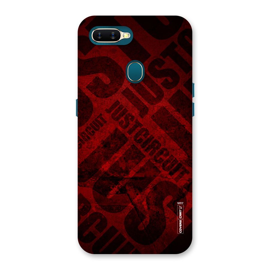 Just Circuit Back Case for Oppo A11k