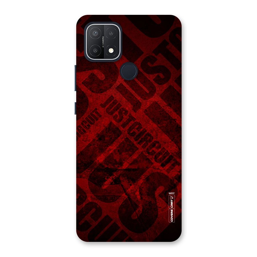Just Circuit Back Case for Oppo A15