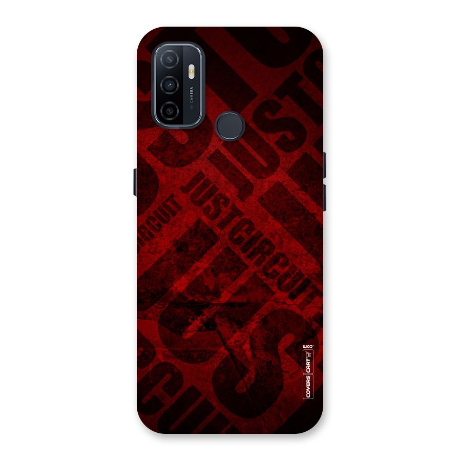Just Circuit Back Case for Oppo A32