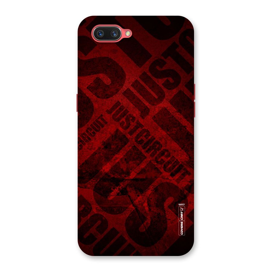 Just Circuit Back Case for Oppo A3s