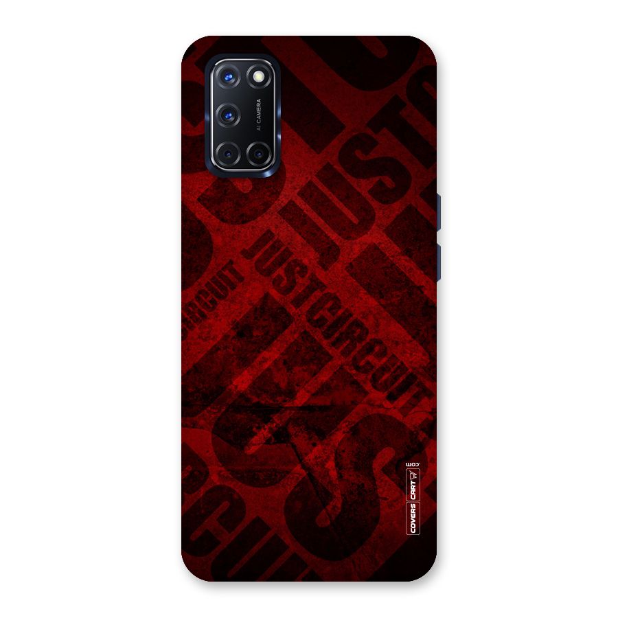 Just Circuit Back Case for Oppo A52