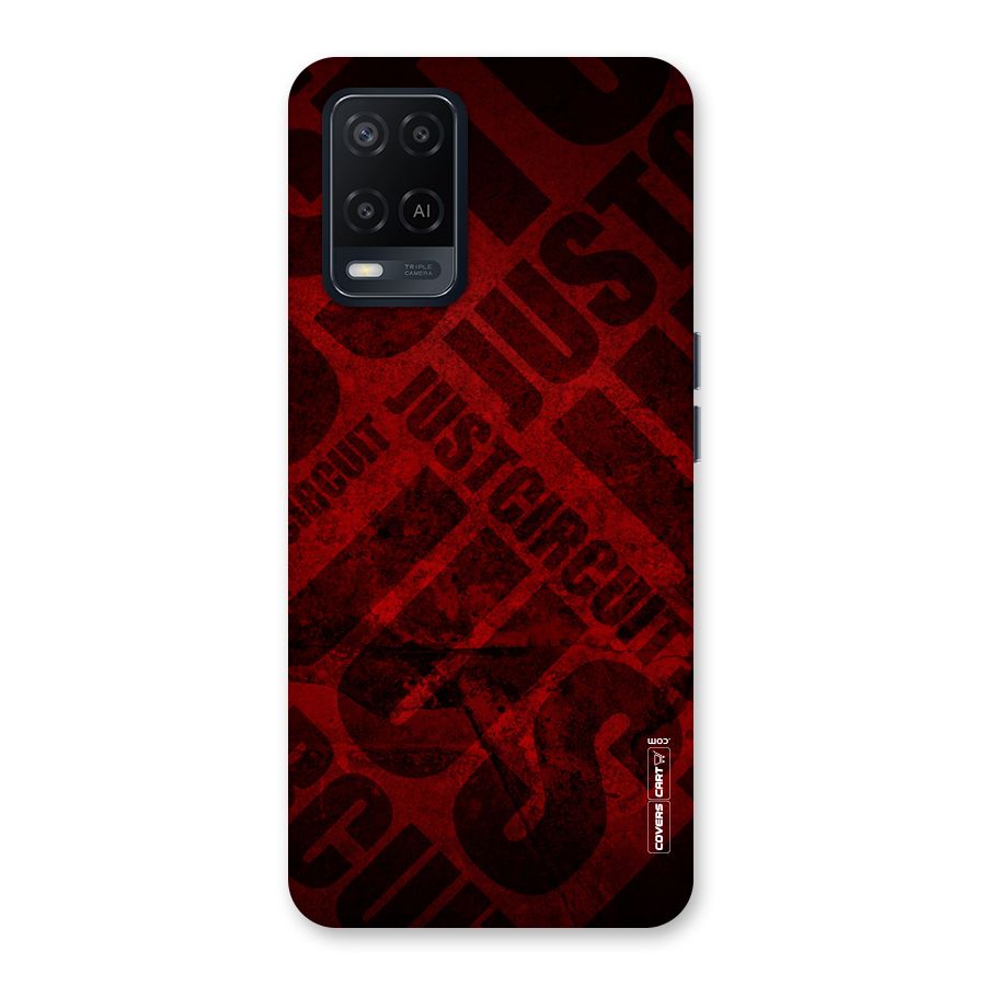 Just Circuit Back Case for Oppo A54