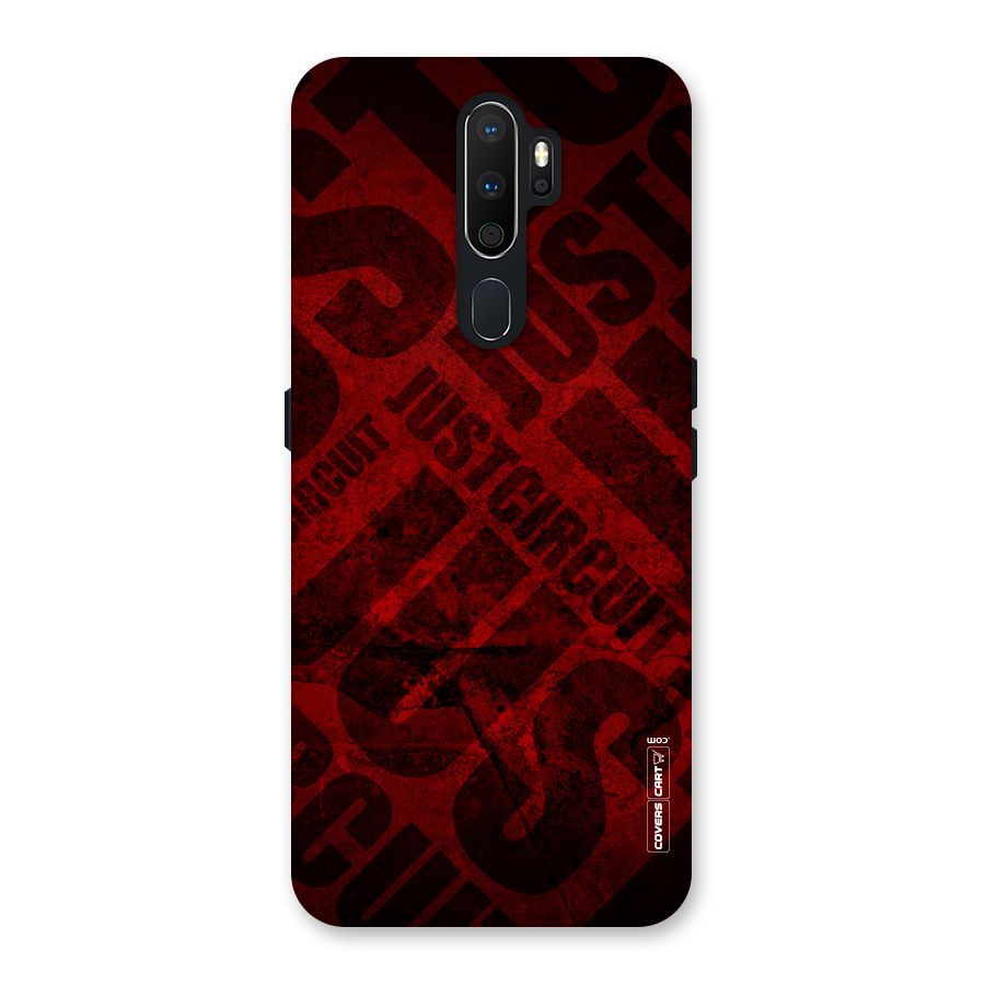 Just Circuit Back Case for Oppo A5 (2020)