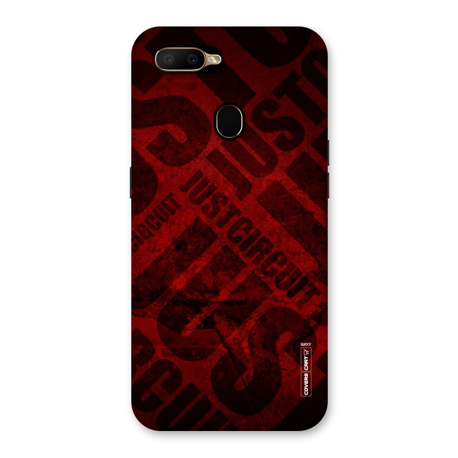 Just Circuit Back Case for Oppo A5s