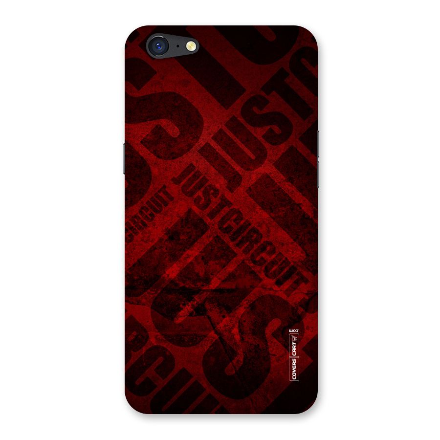 Just Circuit Back Case for Oppo A71