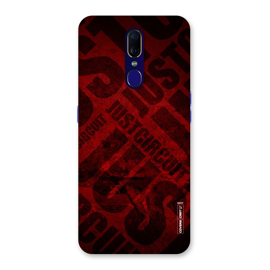 Just Circuit Back Case for Oppo A9